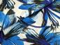 Mobile Preview: Baumwolle Modal Jersey Große Blumen in Blau